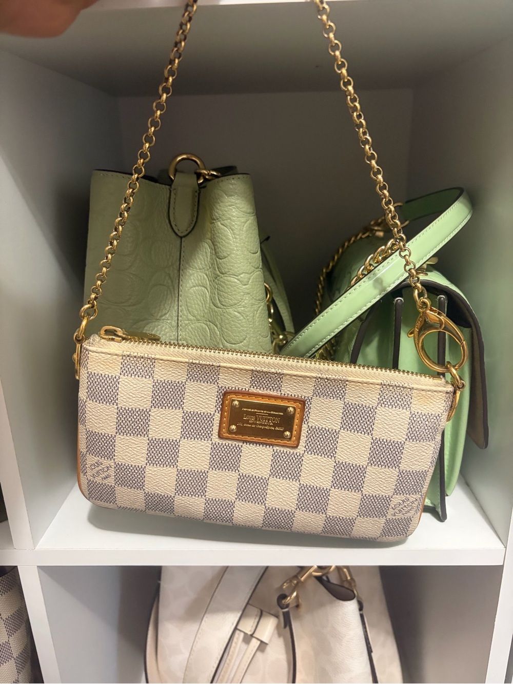 Louis Vuitton Mila Azur Pouch MM